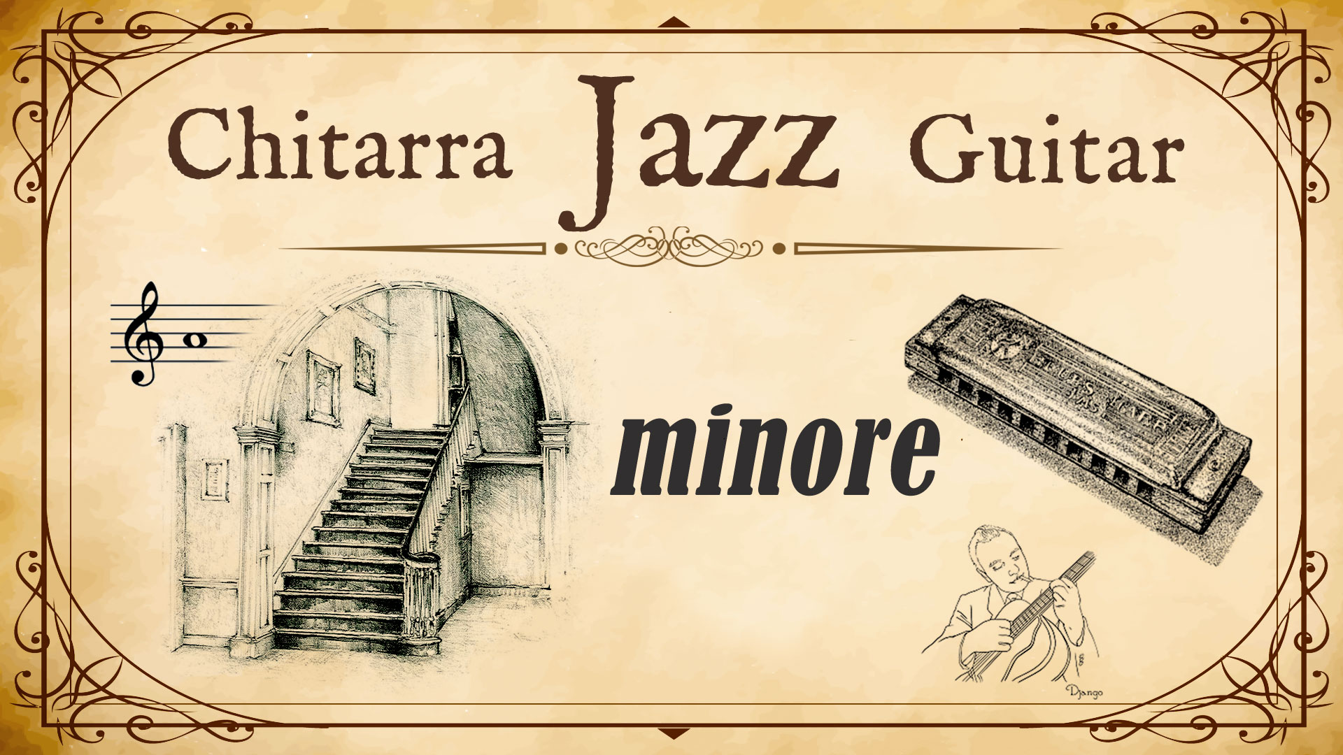 la scala minore armonica